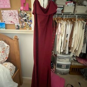 Beautiful prom red dress